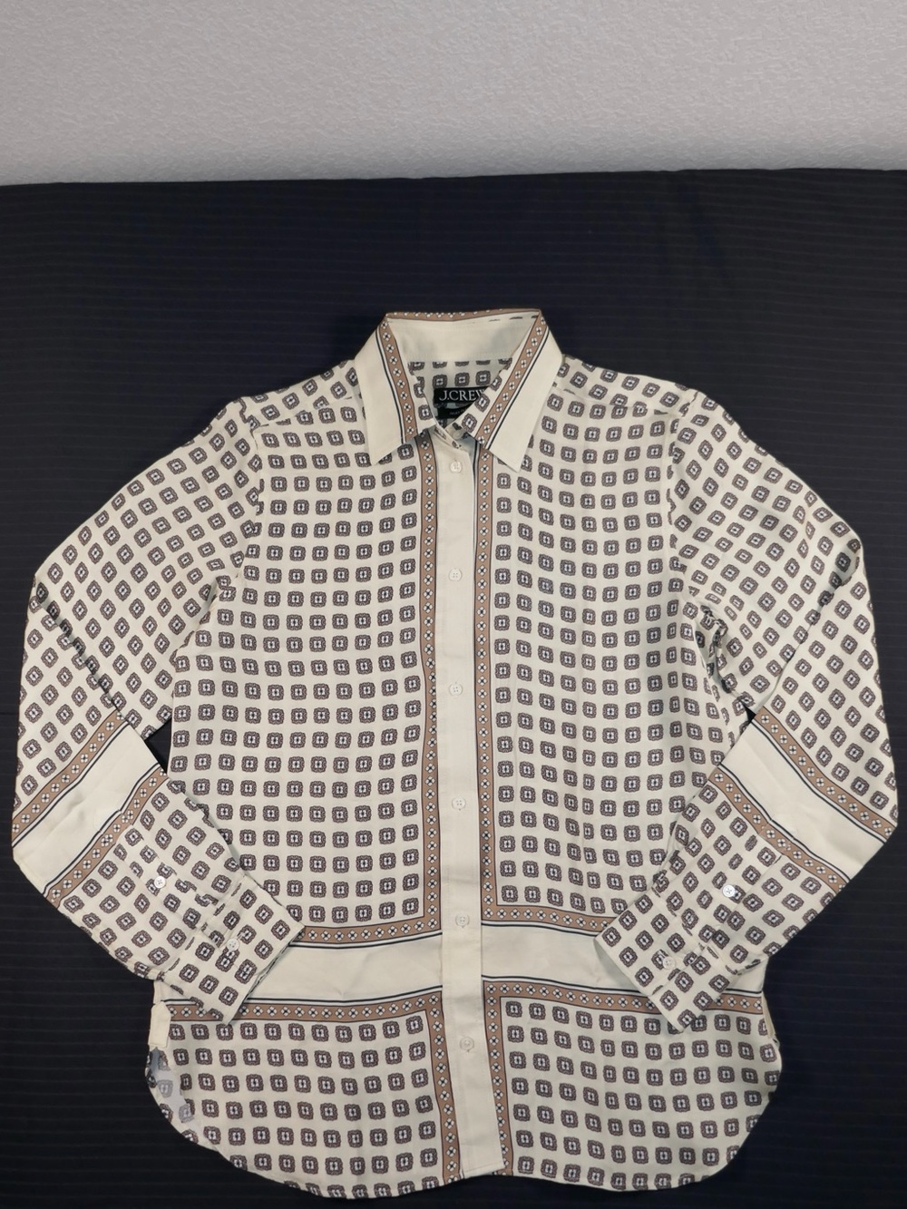NWT Jules classic-fit shirt in foulard print - Size 2 - Picture 11 of 16
